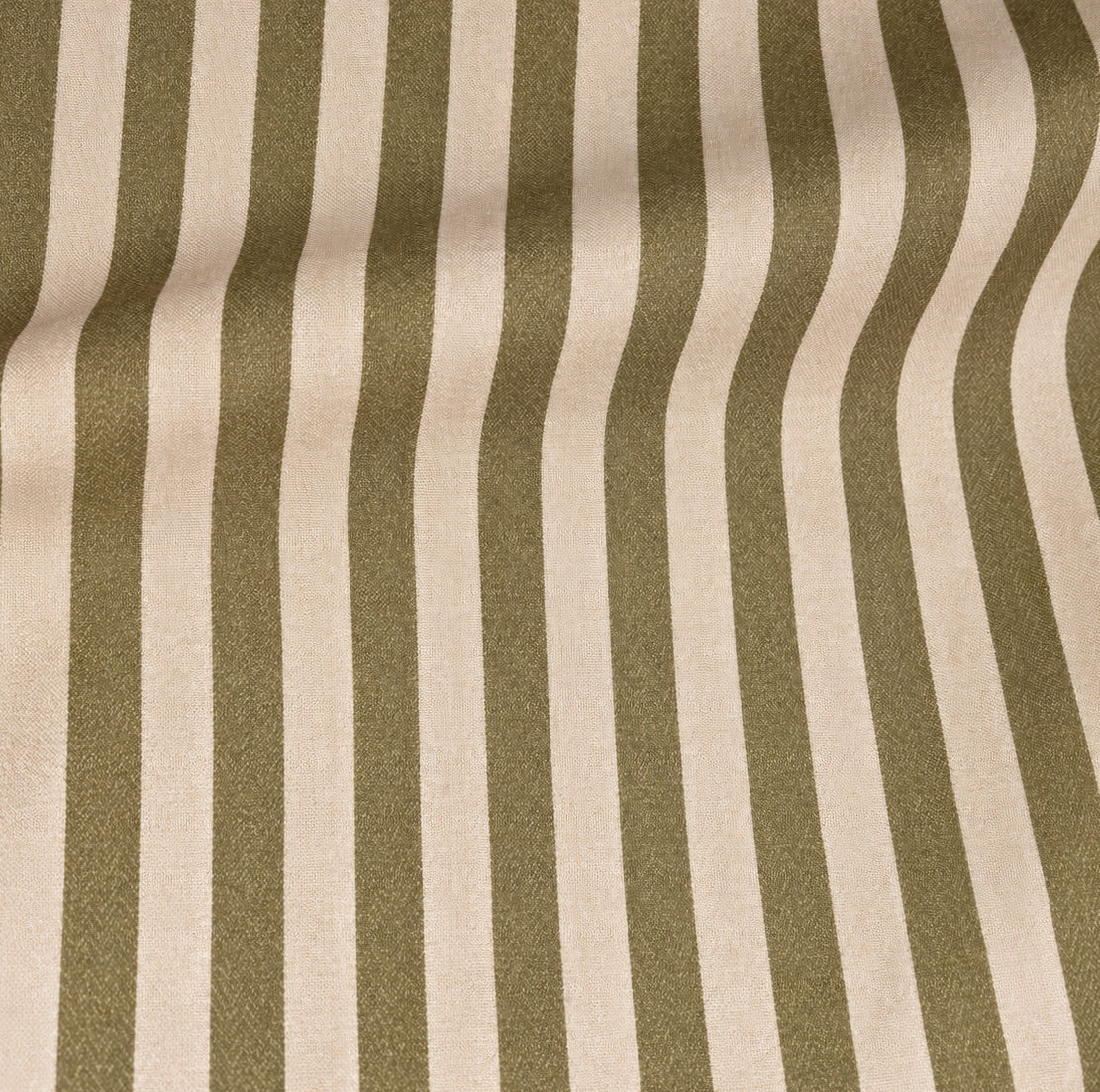 Daisy Green Stripe fabric