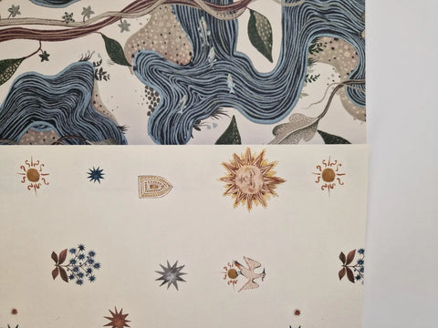 How to Mix and Match Wallpaper with Fabric