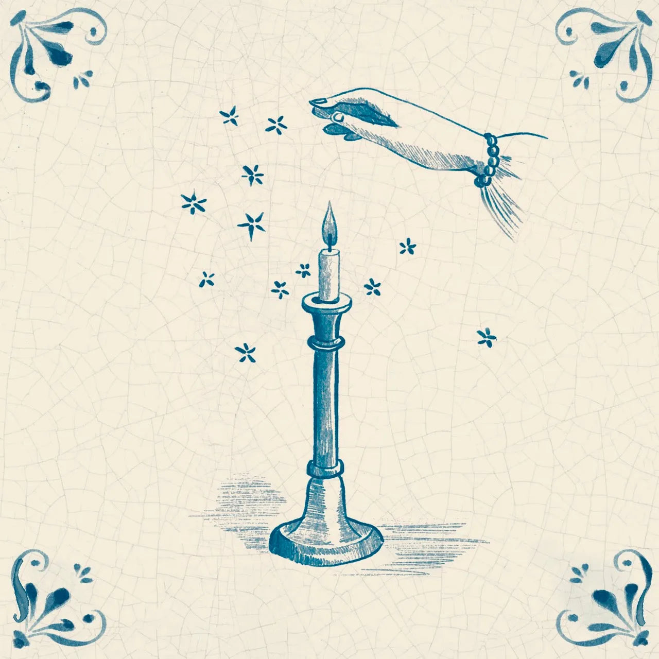 Fables Tiles - corners / Candle - Tile