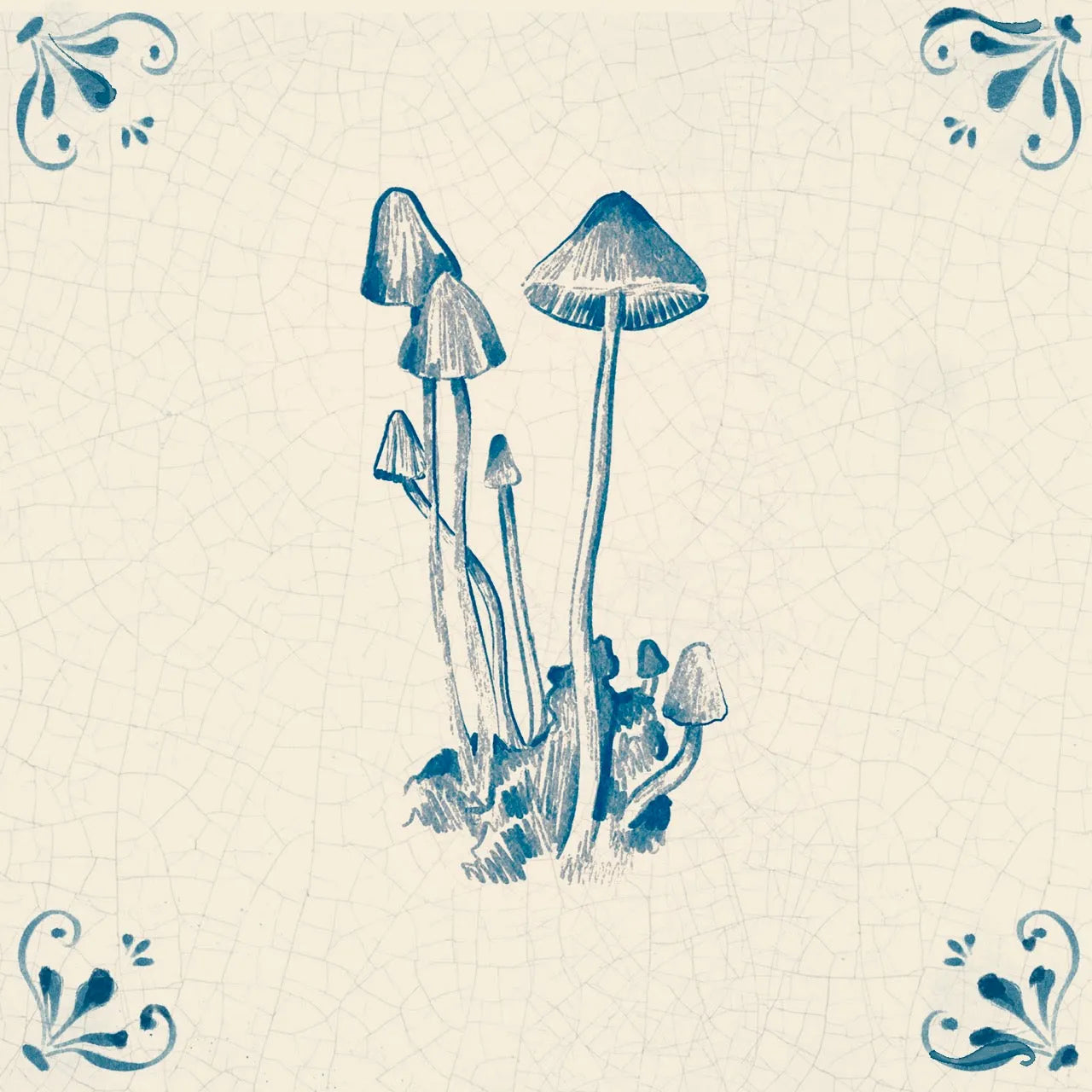 Fables Tiles - corners / Mushroom - Tile