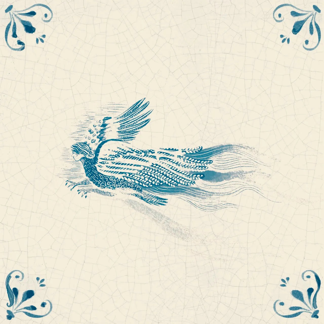Fables Tiles - corners / Winged Lady - Tile